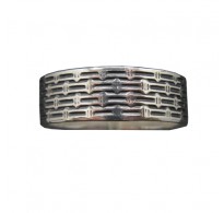 R002110 Sterling Silver Ring 8mm Wide Handmade Band Solid Genuine Hallmarked 925 Empress